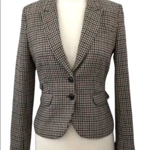 H&M Women’s Fitted Houndstooth Blazer, great condition
